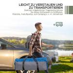 Lusthus Paviljong Event Shelter Blå av Polyester och Metall för Camping och Festival Vattenavvisande Partytält 3,5 x 3,5 m