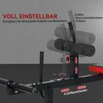 Benträning bänk och Vadpressmaskin med Hjul för Fitness och Sport i Hemmet Hållbar och Stabil Svart Stål för Benstyrka och Träning