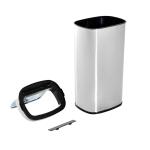 Sopkärl Automatisk Soptunna med Sensor Rostfritt Stål Modern och Hygienisk Avfallshantering Silver 68 L
