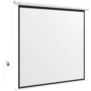 Projektorduk, 1:1, Fjärrkontroll, Vit, 172 x 172 cm (96 tum)