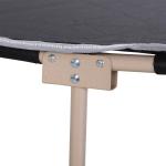 Campingsäng Hopfällbar Säng Svart av Oxford Tyg och Stål för Camping och Utomhusaktiviteter Robust med Bärväska 190 x 68 x 52 cm