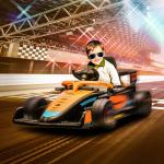 McLaren Barnbil Elbil Orange av Plast för Barn 3-5 År Licensierad Sportbil med Fjärrkontroll och MP3 30 kg