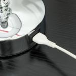 Bordslampa Sänglampa Silver av Glas och Metall för Sovrum USB Uppladdningsbar Kristallampa E27 23 x 23 x 45 cm