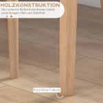 Matbord Runt Köksbord Vit av Massivt Trä för Vardagsrum och Kök Lantlig Stil för 2 Personer Pelarbord Ø 75 x 76 cm