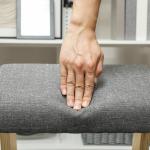 Ergonomisk Gungande Knäpall för Hemmakontor för Förbättrad Hållning, Grå