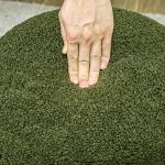 Rund Pall, Teddyfleece, upp till 120 kg, Grön, Ø40 x 45 cm