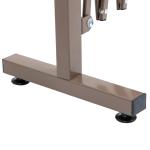 Utdragbar Saxgrind Aluminium Flexibel Säkerhetsbarriär för Trädgård och Uppfart Ihopfällbar Brun 35-300 X 103,5 Cm