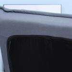 Golvsoffa Golvstol Grå av Mikrofiberduk och Metall för Avkoppling och Meditation Roterande med Justerbart Ryggstöd Bekväm 62 x 62 x 95 cm