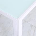 Matsalsbord Prisvärd Vit Trä för Kök och Matsal med Modern Design och Stor Lastyta för Hemmet och Familj 120 x 60 x 75 cm