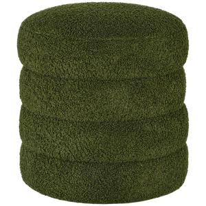 Rund Pall, Teddyfleece, upp till 120 kg, Grön, Ø40 x 45 cm