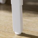 Kleankin Badrumsspegel med Belysning Silver av Aluminium och Glas för Badrum Dimbar med Minnesfunktion och Tidsvisning 60 x 60 cm