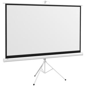 Projektorduk med Stativ, HD 4K, 16:9, Roll-up, 186 x 105 cm (84 tum)