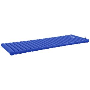 Liggunderlag Luftmadrass Blå av Nylon och TPU för Camping Vattenavvisande Madrass med Fotpump och Bärväska 120 kg
