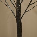 Konstgjord Björk med 96 Varmvita Mikro-LED, Brun, 150 cm