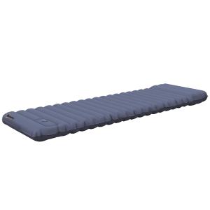 Liggunderlag Luftmadrass Blå av Nylon och TPU för Utomhusaktiviteter Vattenavvisande med Fotpump och Bärväska 80 kg