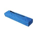 Dubbel Campingsäng med Bärväska, Hopfällbar Tältsäng för 2 Personer, Robust Extrasäng för Utomhusbruk, Blå/Svart, 193 x 125 x 40 cm