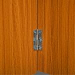 Fällbart Bord Matbord Vit av Trä och Metall för Kök och Matsal Mobilt med Hjul och Hopfällbar Bänkskiva Mångsidigt