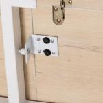 Matbord Köksbord Ek av Stål och Trä för Kök och Matsal Utdragbart Bord för 4-6 Personer 120-160 x 80 x 76 cm